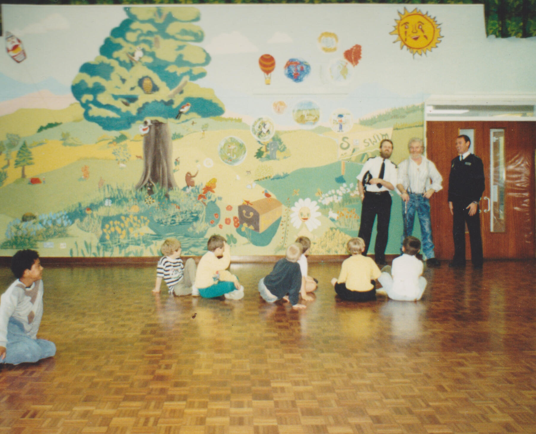 Mural Completed with pupils of Westbrook School, Welling, 1991.