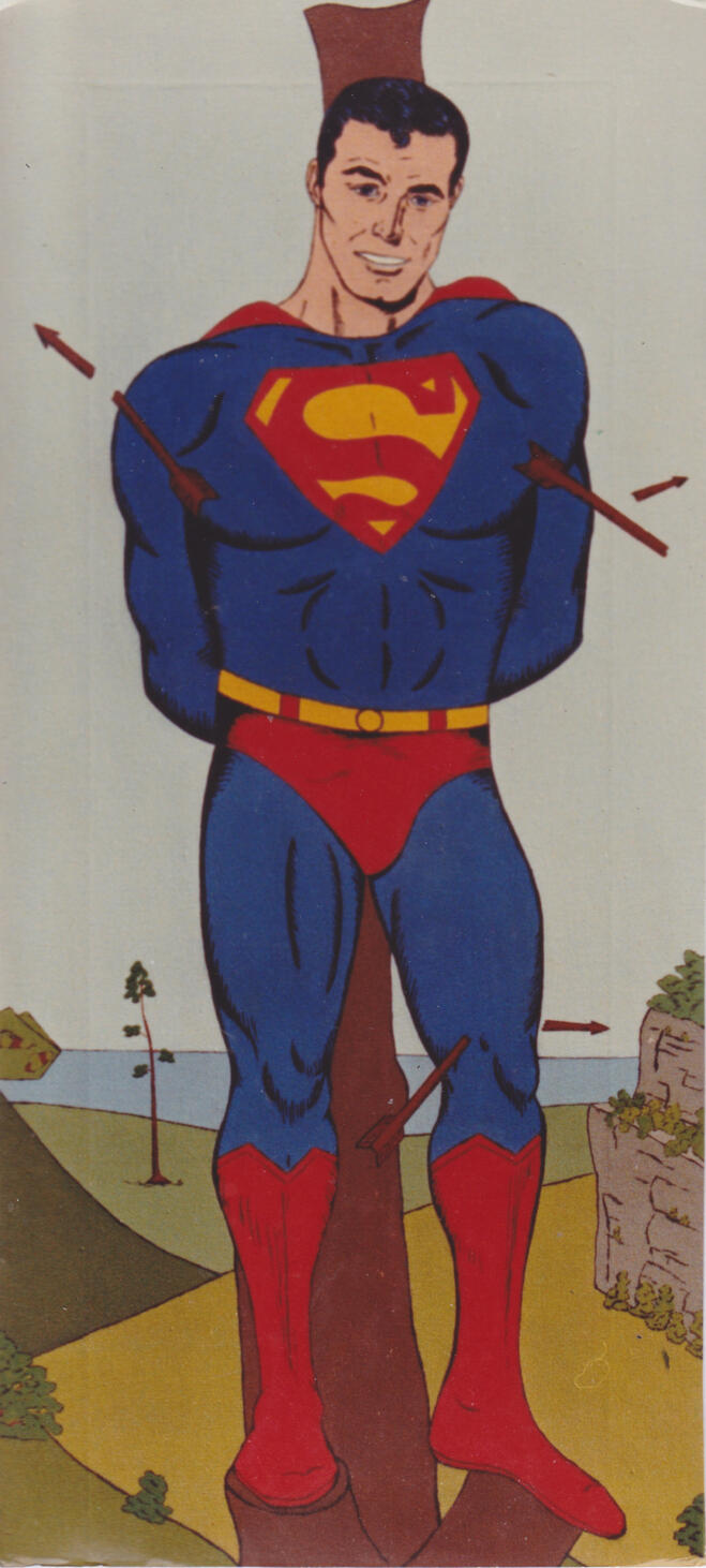 Superman as St. Sebastian