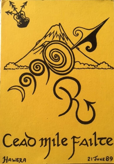 "Céad Míle Fáilte", Hawera, 1989.