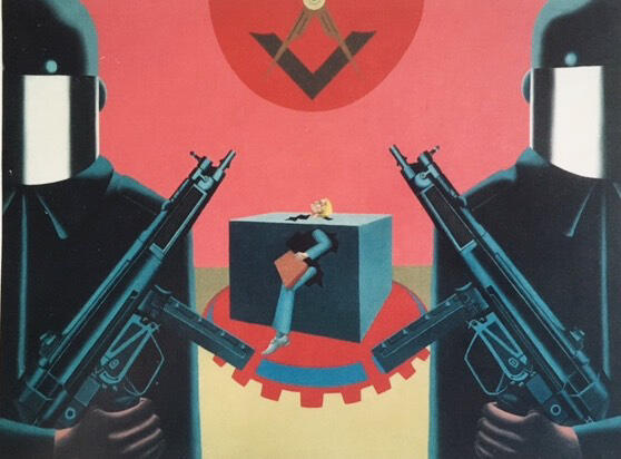 Birth of the Money Man-Painting